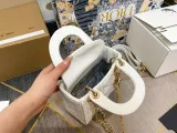 ディオールバッグDIOR 2023新作 パテントレザー ダイアナバッグ