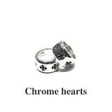 クロムハーツ指輪CHROME HEARTS 2023年新作 ワイドバージョン コンケイブクロスフラワーリング