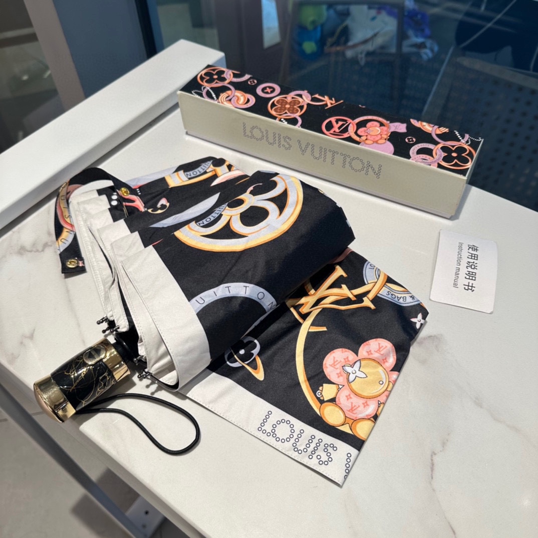 ルイヴィトン傘LOUIS VUITTON 2023年新作 30%OFF 自動巻き折りたたみ傘