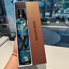 ルイヴィトン傘LOUIS VUITTON 2023年新作 油絵 三つ折り自動折りたたみ傘