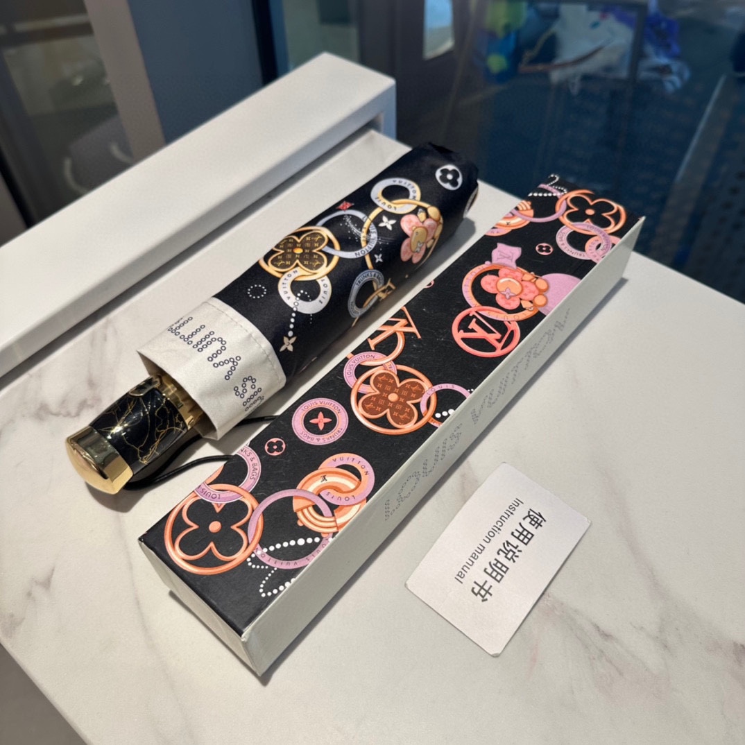ルイヴィトン傘LOUIS VUITTON 2023年新作 30%OFF 自動巻き折りたたみ傘
