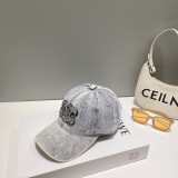 セリーヌ帽子CELINE 2023新作 デニムベースボールキャップ