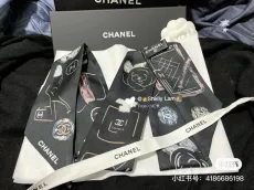 シャネルマフラーCHANEL 2023 新作シルクスカーフ