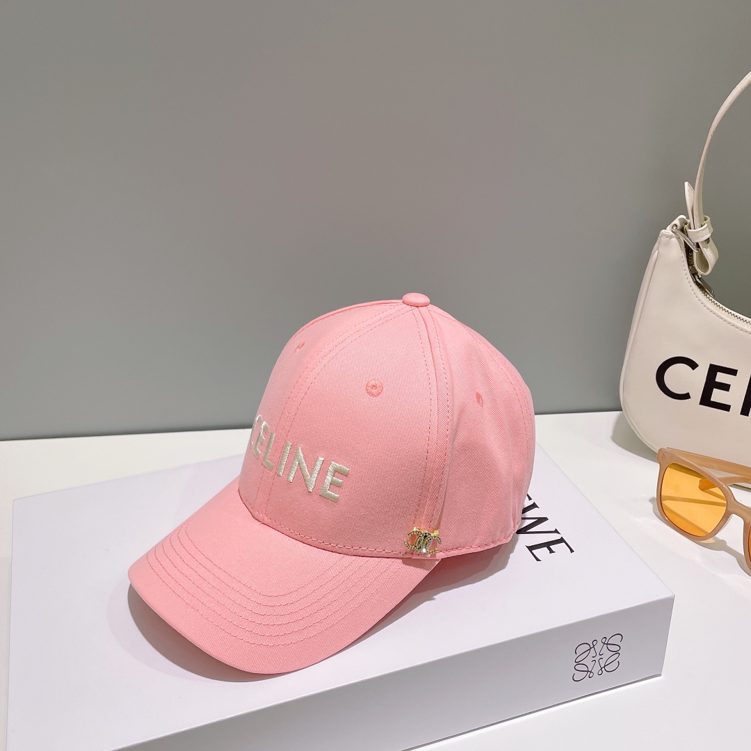 セリーヌ帽子CELINE 2023新作 ベースボールキャップ