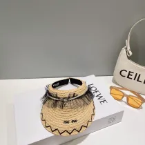 ミュウミュウ帽子Miu Miu 2023新作 サンバイザー