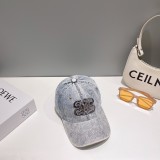 セリーヌ帽子CELINE 2023新作 デニムベースボールキャップ