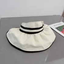 シャネル帽子CHANEL 2023 新作 日よけ布帽子