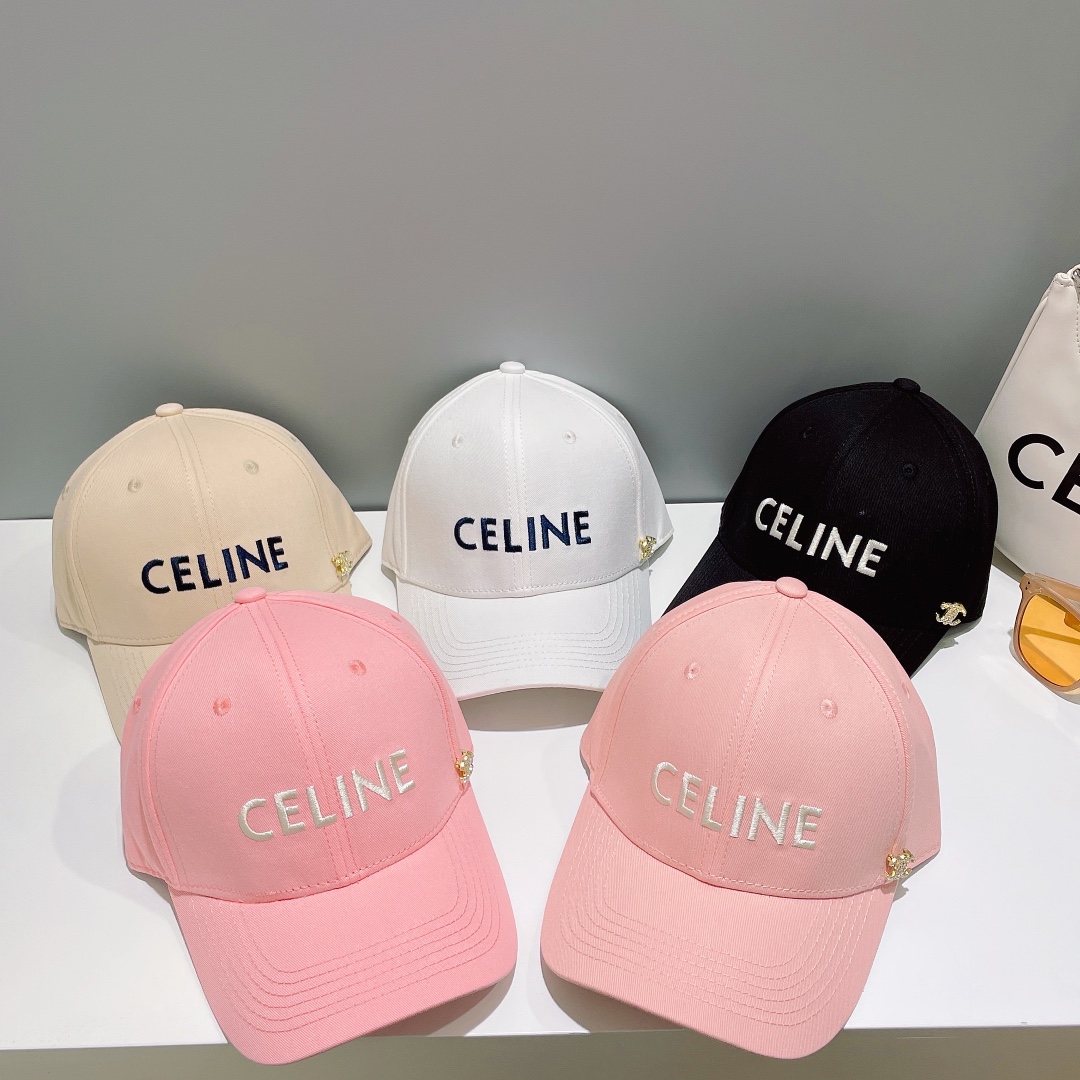 セリーヌ帽子CELINE 2023新作 ベースボールキャップ