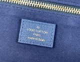 ルイヴィトンバッグLOUIS VUITTON 2023年新作 M46514 46516 ブルー シルクスクリーン グラデーション ミディアム ハンドバッグ