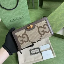 グッチ財布GUCCI 2023年新作 バンブーウォレット