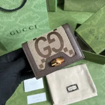 グッチ財布GUCCI 2023年新作 バンブーカードホルダー