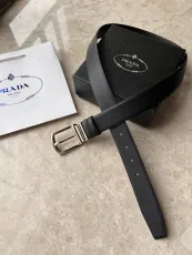 プラダベルトPRADA 2023 新作 メンズ 両面ベルト