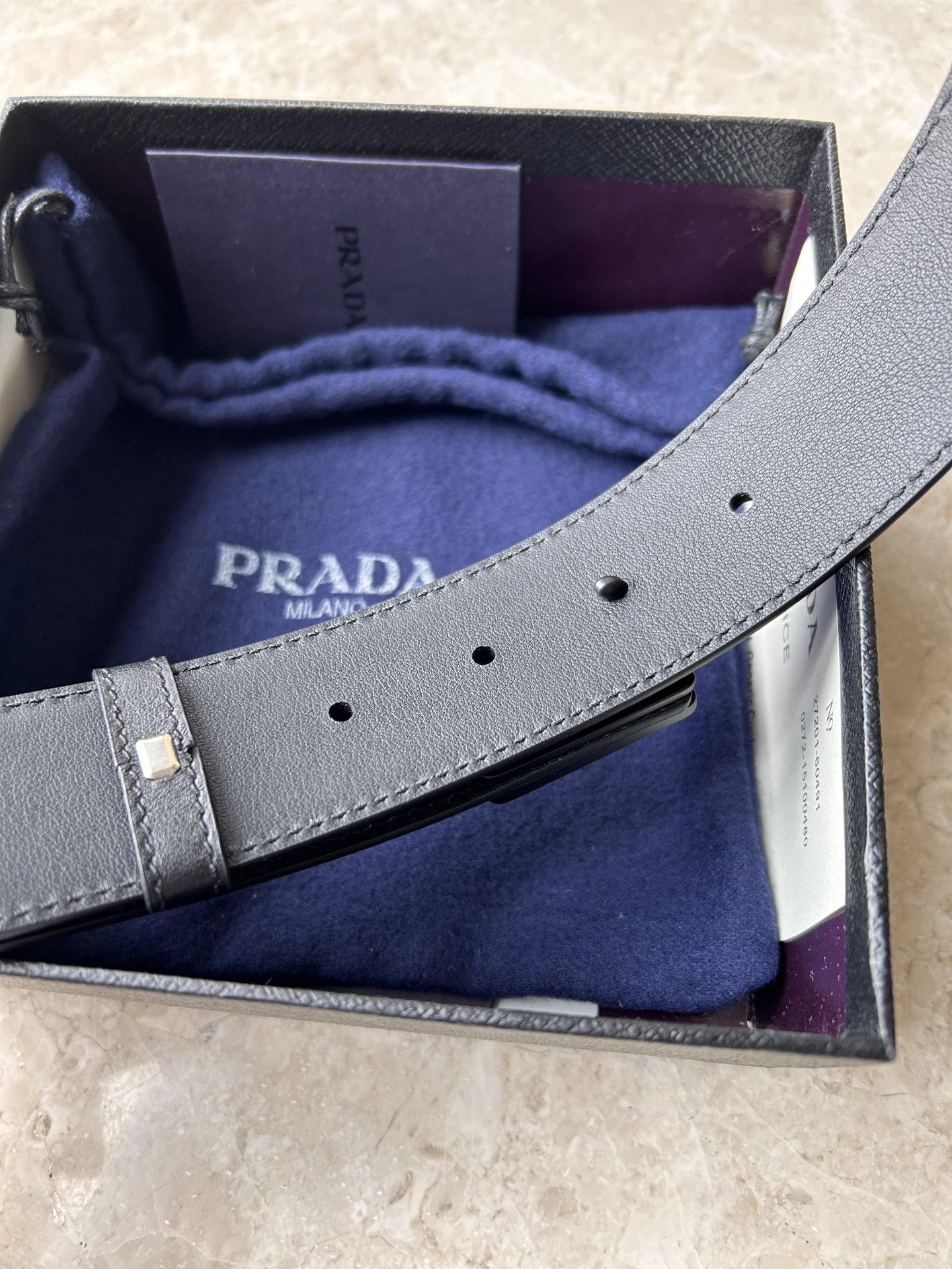 プラダベルトPRADA 2023 新作 メンズ ビジネスカジュアル ベルト