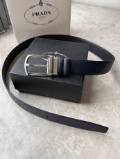 プラダベルトPRADA 2023 新作 メンズ 両面ベルト