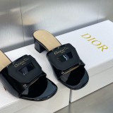 ディオール靴DIOR 2023新作 ハーフハイヒールスリッパ