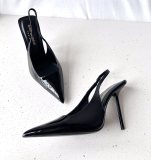 サンローラン靴Yves Saint Laurent2023新作パテントレザーハイヒール