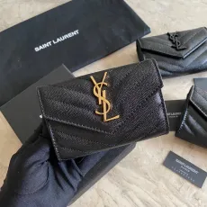 サンローラン財布Yves Saint Laurent 2023年新作 高品質コンパクト財布