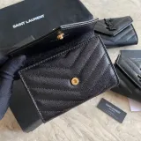 サンローラン財布Yves Saint Laurent 2023年新作 高品質コンパクト財布