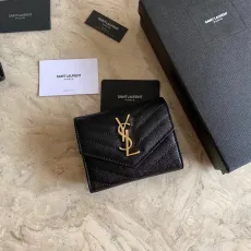 サンローラン財布Yves Saint Laurent 2023年新作 高品質コンパクト財布