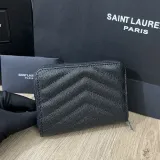 サンローラン財布Yves Saint Laurent 2023年新作 高品質 403723 ラウンドファスナー長財布
