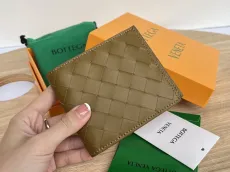 ボッテガヴェネタ財布BOTTEGA VENETA 2023新作 605721 2本割引 ショートクリップ