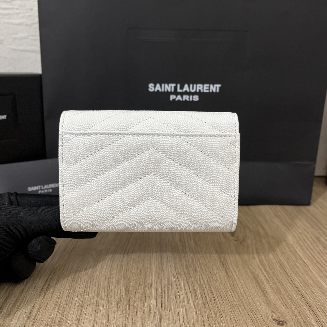 サンローラン財布Yves Saint Laurent 2023年新作 高品質 414404 二つ折りショートクリップ財布