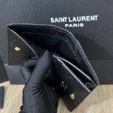 サンローラン財布Yves Saint Laurent 2023新作 高品質 530841 ショートクリップ