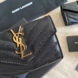 サンローラン財布Yves Saint Laurent 2023年新作 高品質コンパクト財布