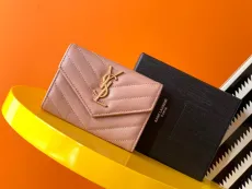 サンローラン財布Yves Saint Laurent 2023年新作 高品質コンパクト財布
