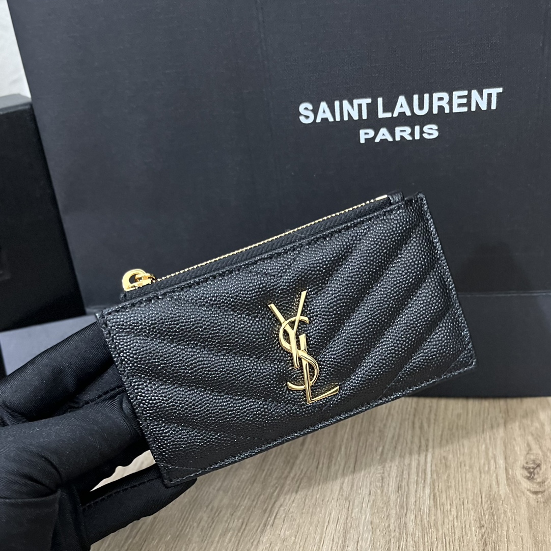 サンローラン財布Yves Saint Laurent 2023年新作 高品質 607915 カードホルダー