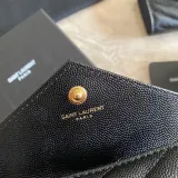 サンローラン財布Yves Saint Laurent 2023年新作 高品質コンパクト財布