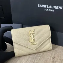 サンローラン財布Yves Saint Laurent 2023年新作 高品質 414404 二つ折りショートクリップ財布