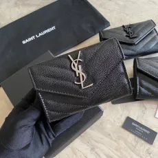 サンローラン財布Yves Saint Laurent 2023年新作 高品質コンパクト財布