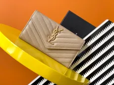 サンローラン財布Yves Saint Laurent 2023年新作 高級長財布