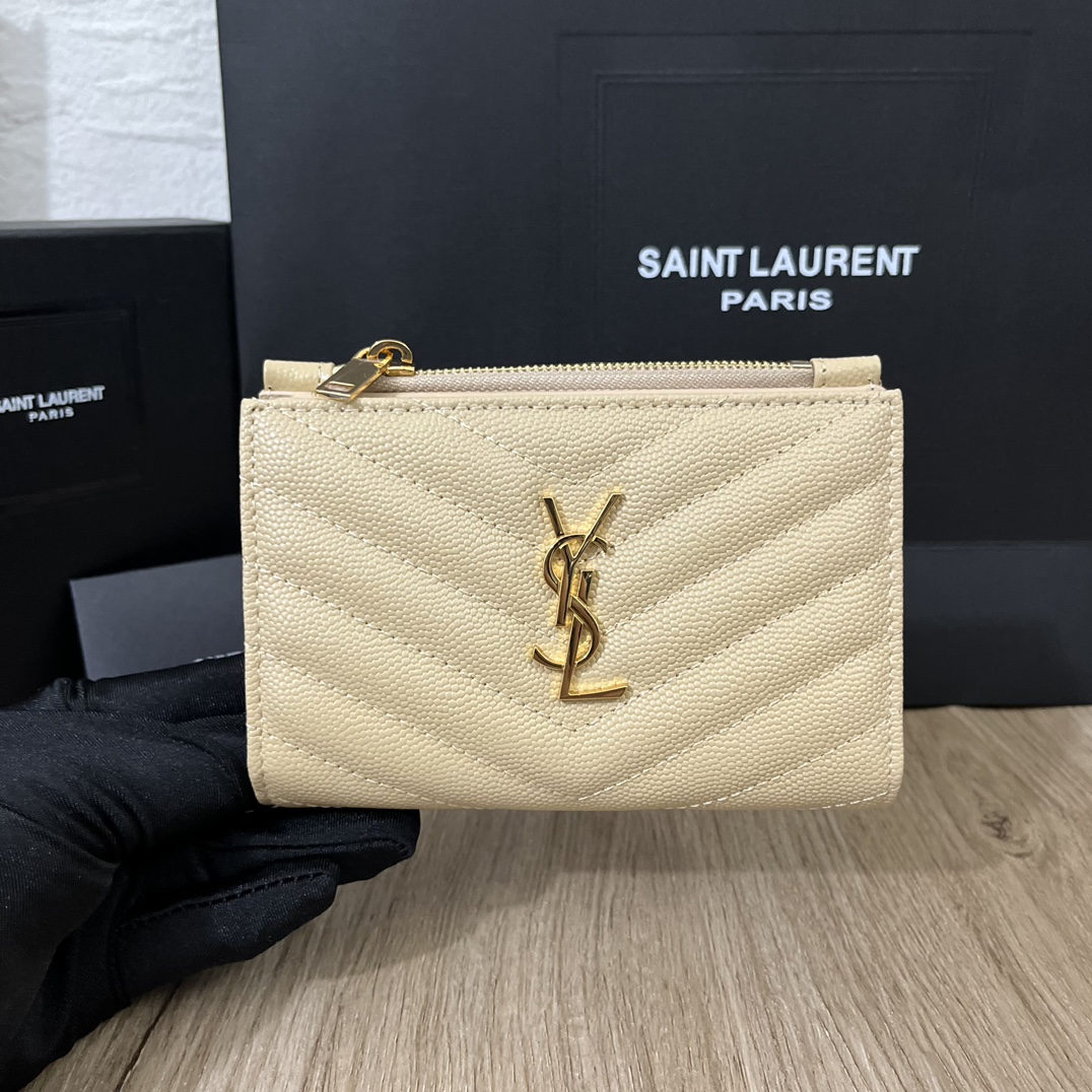 サンローラン財布Yves Saint Laurent 2023年新作 高品質 575974 ジッパーウォレット
