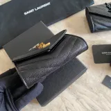 サンローラン財布Yves Saint Laurent 2023年新作 高品質コンパクト財布