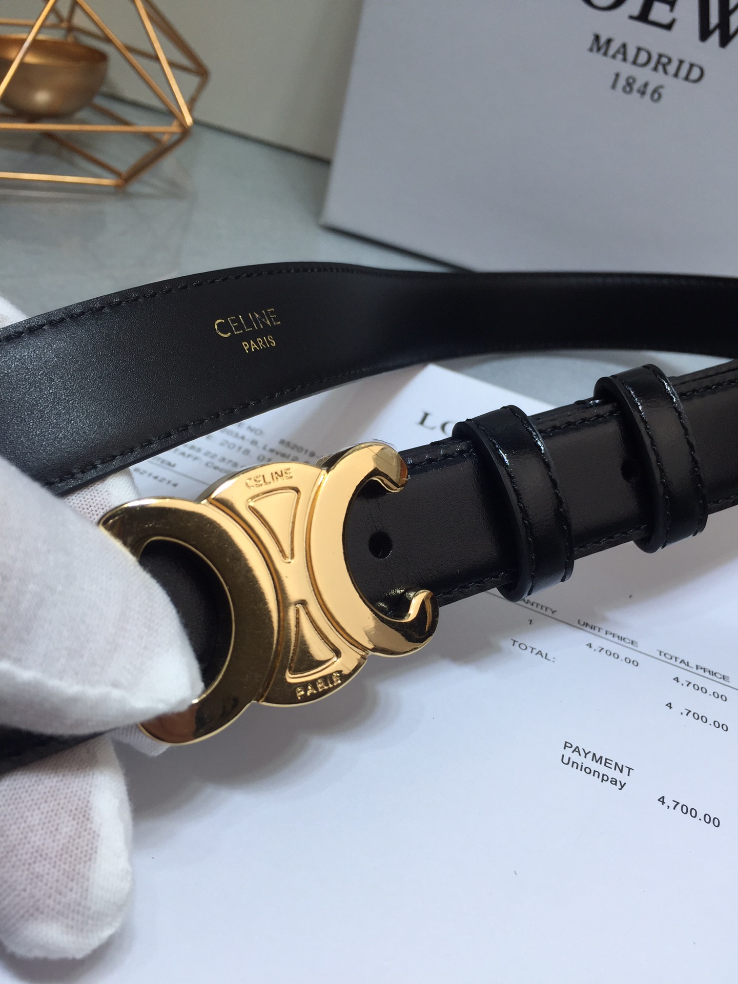 セリーヌベルトCELINE 2023年新作 レディースベルト