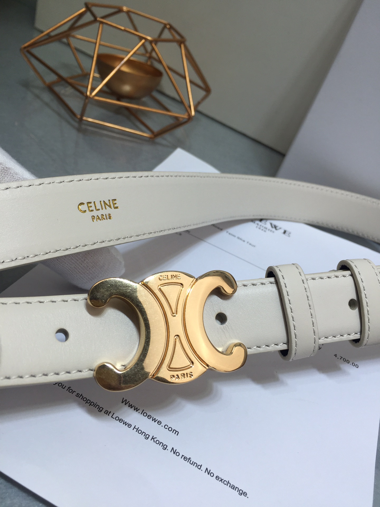 セリーヌベルトCELINE 2023年新作 レディースベルト