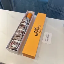 エルメス傘HERMES 2023年新作 三つ折り自動巻き折りたたみ傘