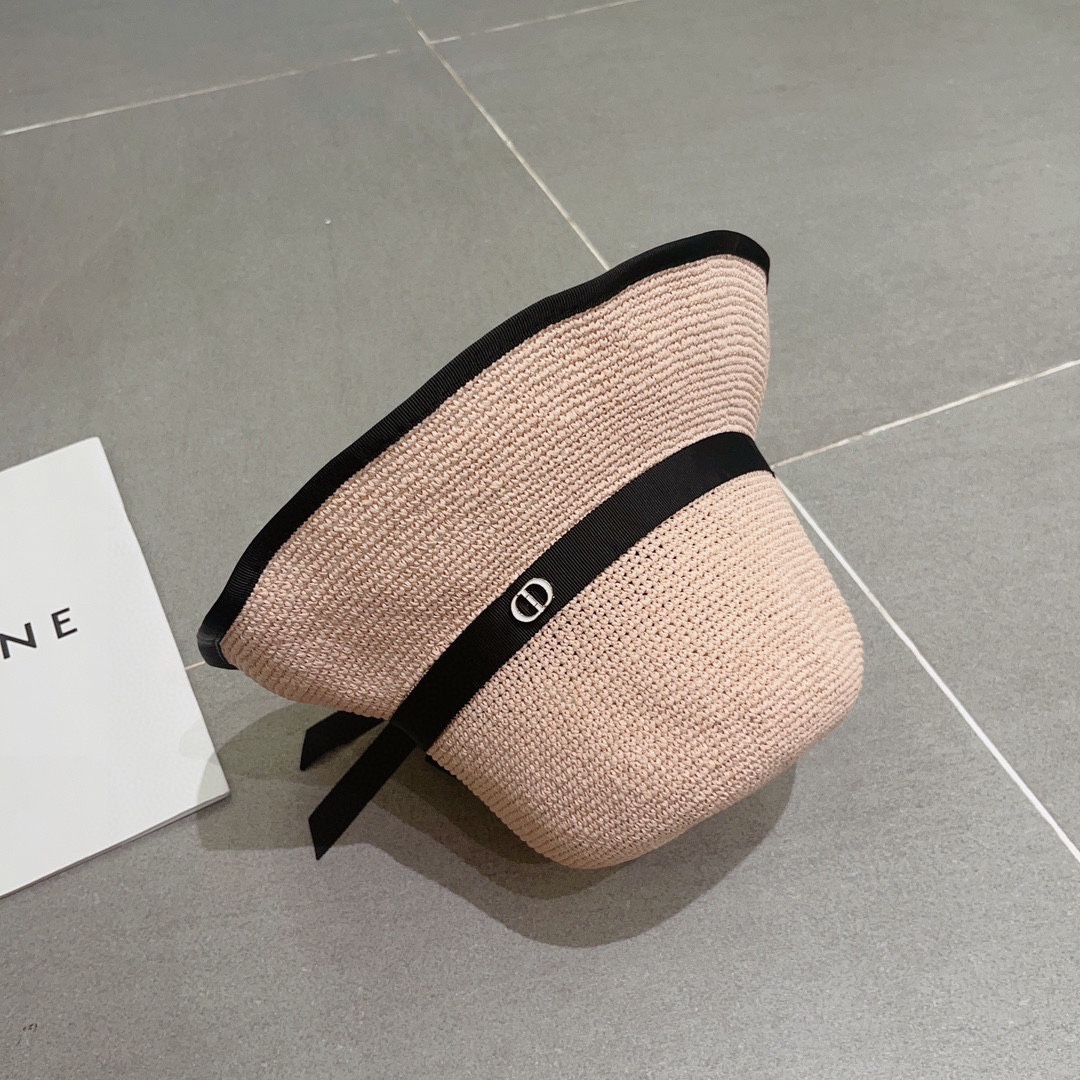 ディオール帽子DIOR 2023 新作ラフィアハット