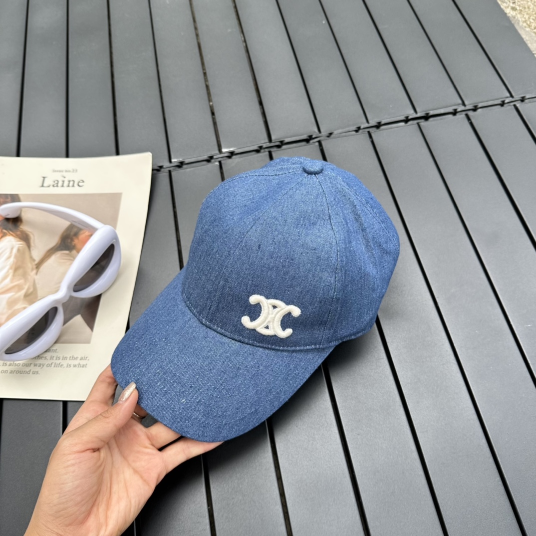 セリーヌ帽子CELINE 2023新作 ベースボールキャップ