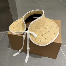 ミュウミュウ帽子Miu Miu 2023新作 空ラフィアハット