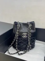 シャネルバッグCHANEL2023新作高級バケットバッグ
