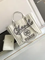 シャネルバッグCHANEL 2023 新作高品質キャンバスビーチバッグ