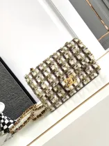 シャネルバッグCHANEL 2023年新作 高級ダブルヒジャブツイード CF