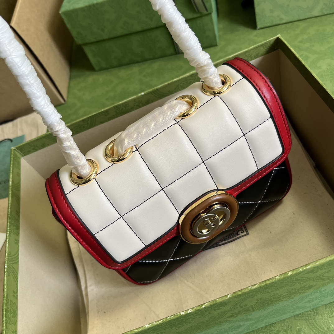 グッチバッグGUCCI 2023年新作 高品質デコシリーズ ミニショルダーバッグ  741457