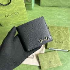 グッチ財布GUCCI 2023年新作 高品質 ホースビット 二つ折り財布  700464