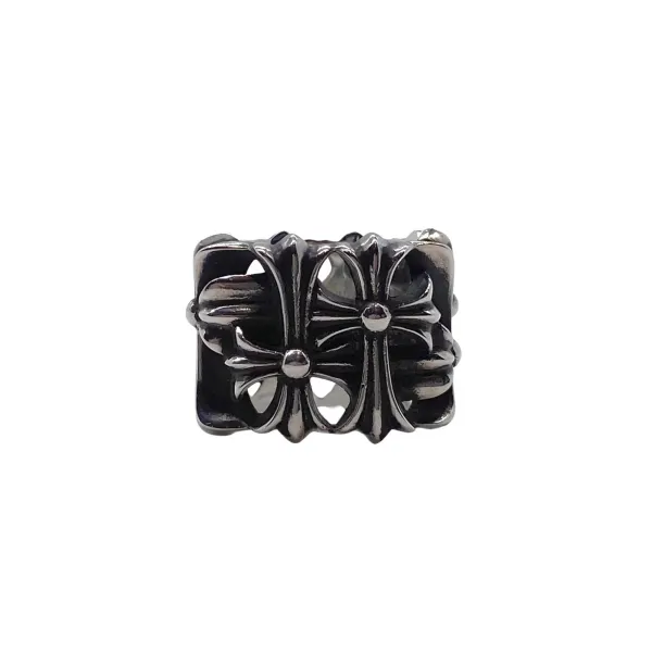 クロムハーツ指輪CHROME HEARTS 2023年新作 スクエアトゥームリング