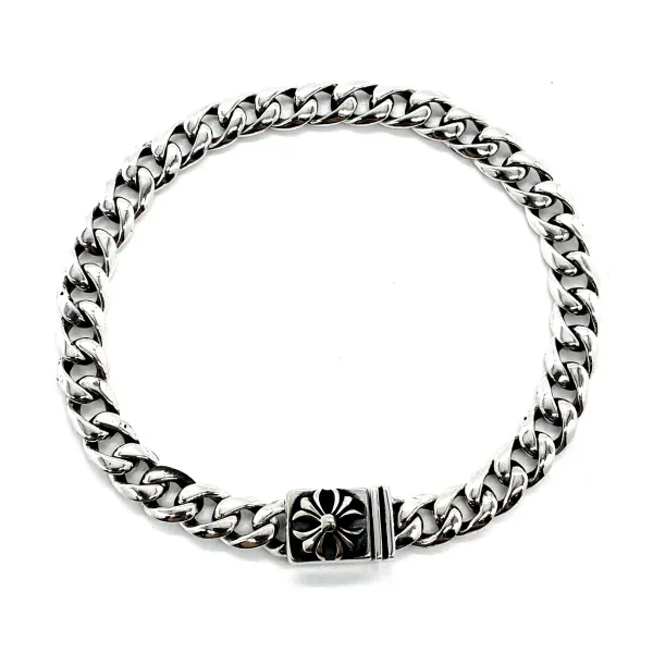クロムハーツブレスレットCHROME HEARTS 2023年新作 スモールクロスフラワーバックル ブレスレット