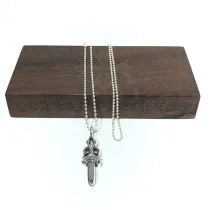 クロムハーツネックレスCHROME HEARTS 2023年新作 両面剣ネックレス